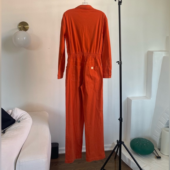 L.F.Markey orange boiler suit, us size 4 - Picture 4 of 4